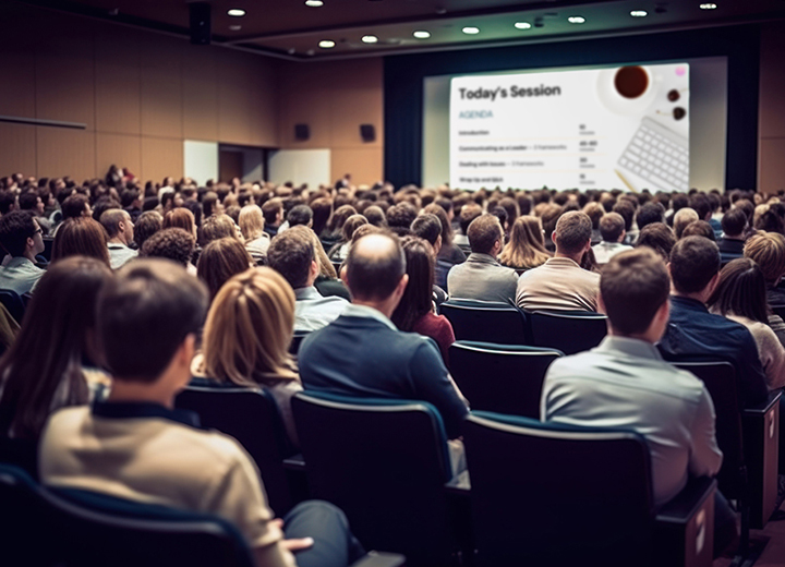 Foule à une conférence