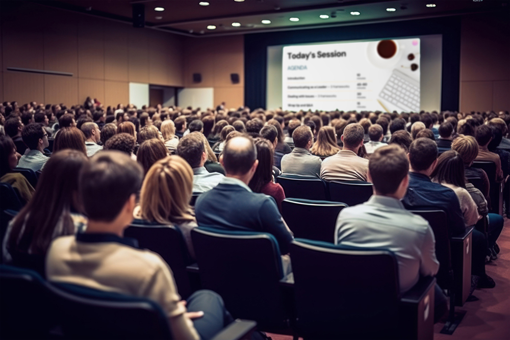 Crowd at a conference